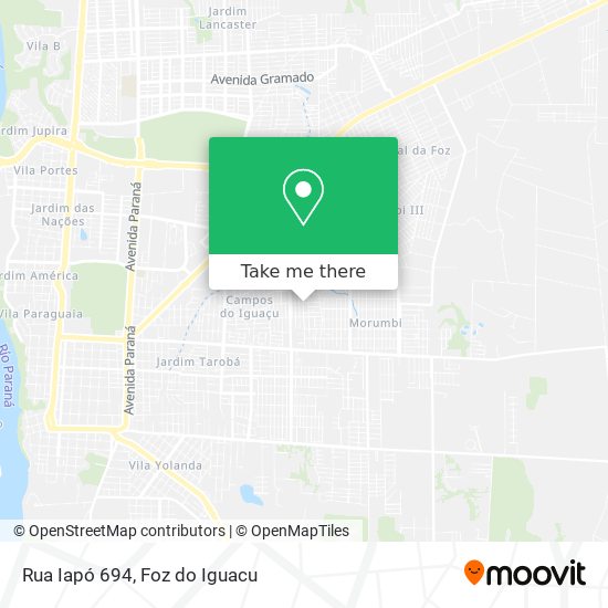Rua Iapó 694 map