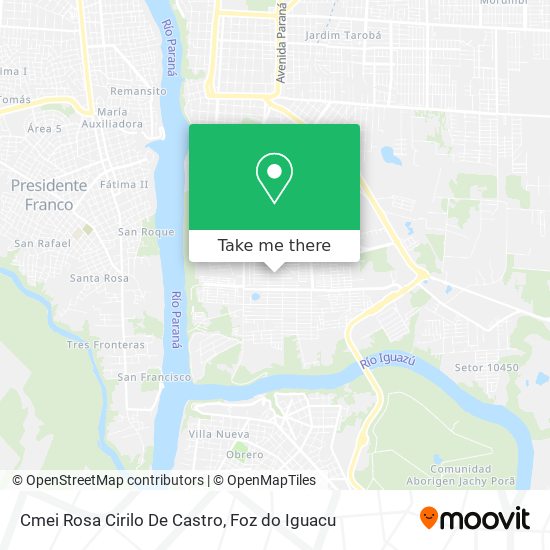 Cmei Rosa Cirilo De Castro map