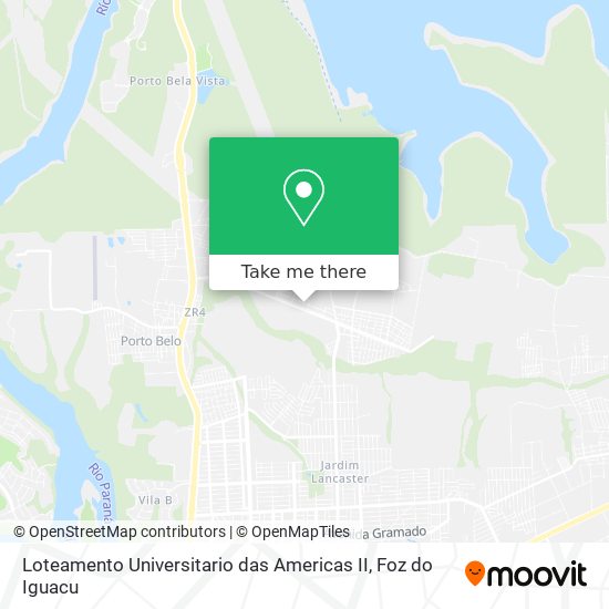 Loteamento Universitario das Americas II map