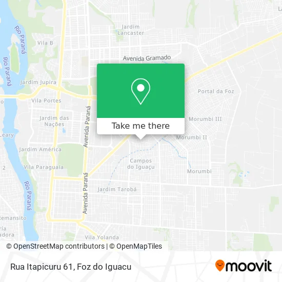 Rua Itapicuru 61 map