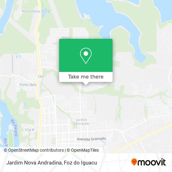 Jardim Nova Andradina map