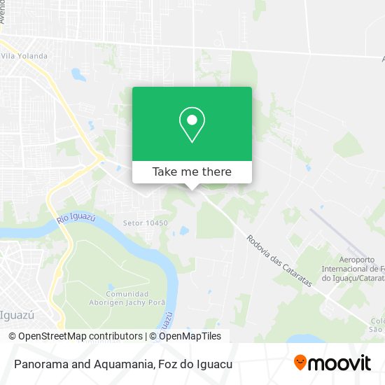 Panorama and Aquamania map