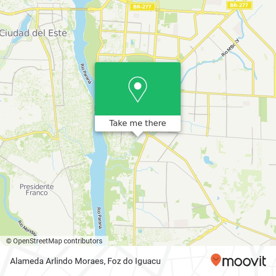 Alameda Arlindo Moraes map