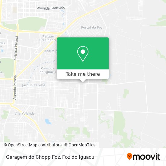 Garagem do Chopp Foz map