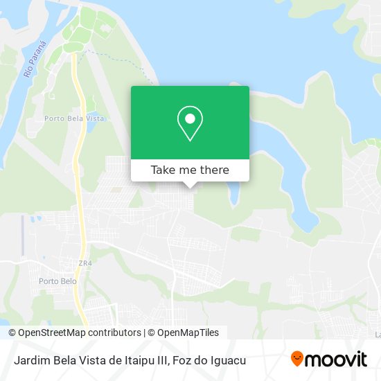 Jardim Bela Vista de Itaipu III map