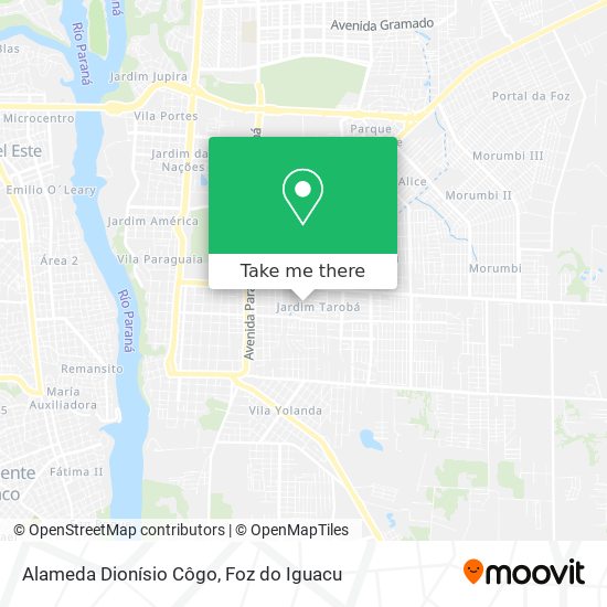 Alameda Dionísio Côgo map