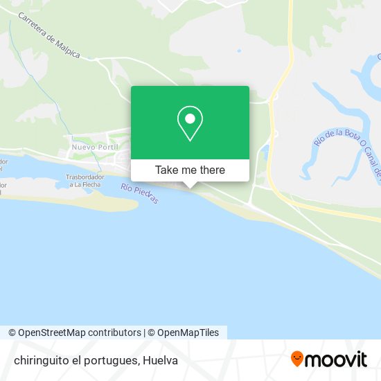 chiringuito el portugues map