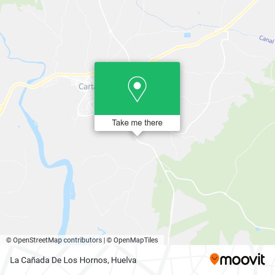 La Cañada De Los Hornos map