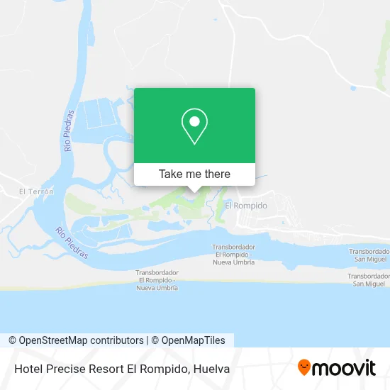 Hotel Precise Resort El Rompido map