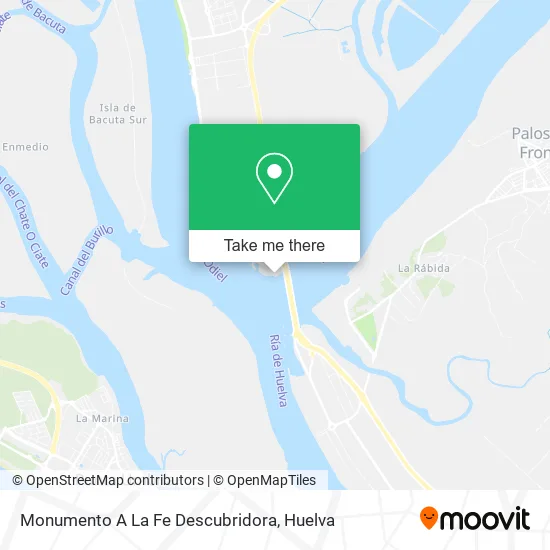 Monumento A La Fe Descubridora map