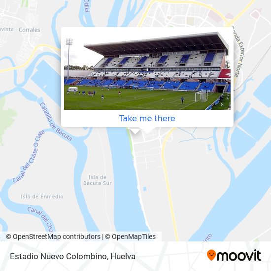 Estadio Nuevo Colombino map