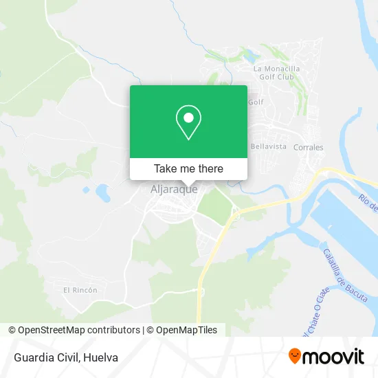Guardia Civil map