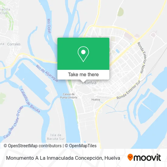 Monumento A La Inmaculada Concepción map