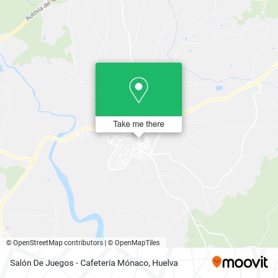 Salón De Juegos - Cafetería Mónaco map