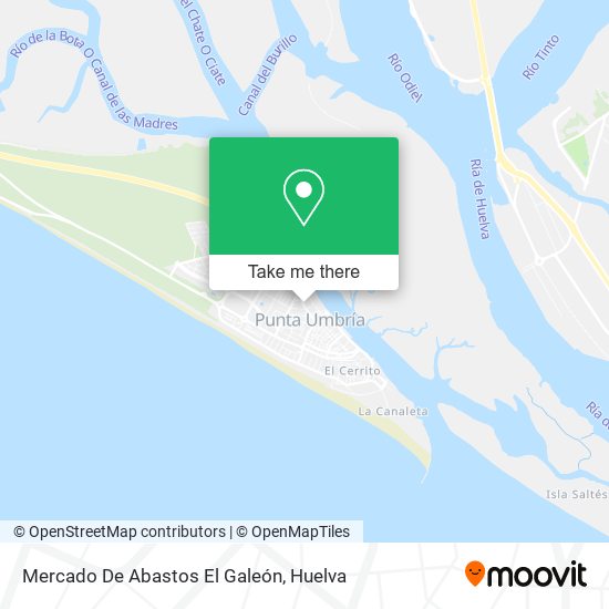 Mercado De Abastos El Galeón map