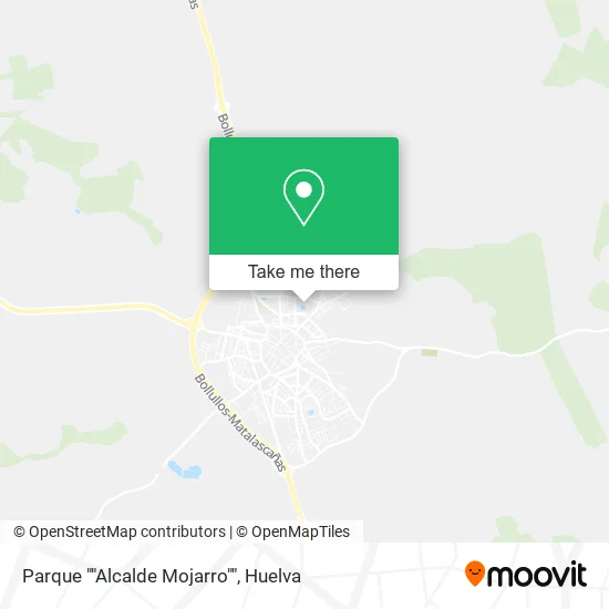 Parque ""Alcalde Mojarro"" map