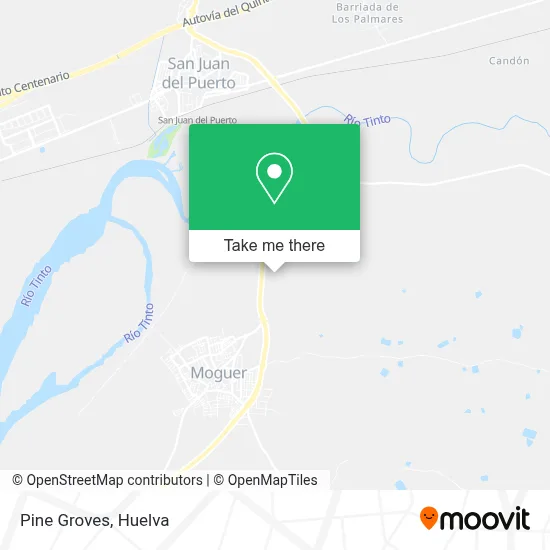 Pinete map