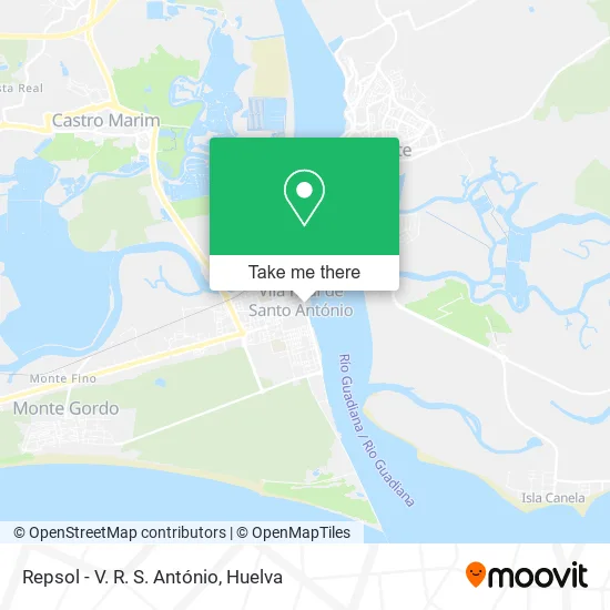 Repsol - V. R. S. António map