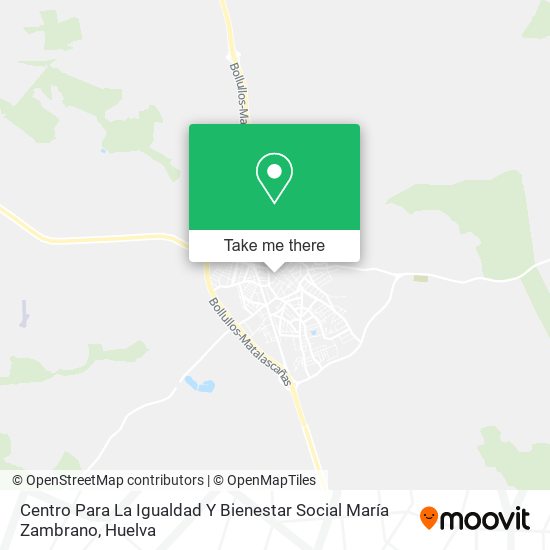 Centro Para La Igualdad Y Bienestar Social María Zambrano map