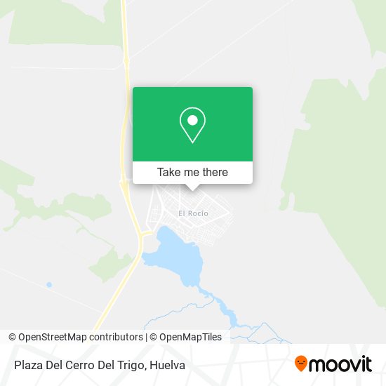Plaza Del Cerro Del Trigo map