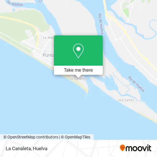 La Canaleta map