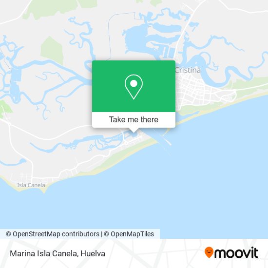 Marina Isla Canela map