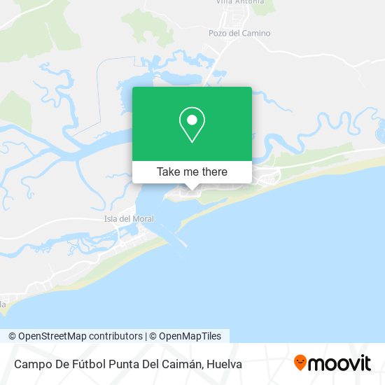 Campo De Fútbol Punta Del Caimán map