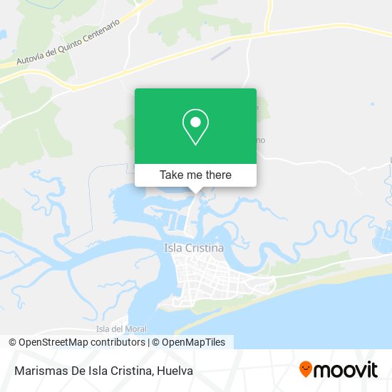 Marismas De Isla Cristina map