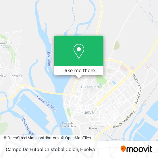 Campo De Fútbol Cristóbal Colón map
