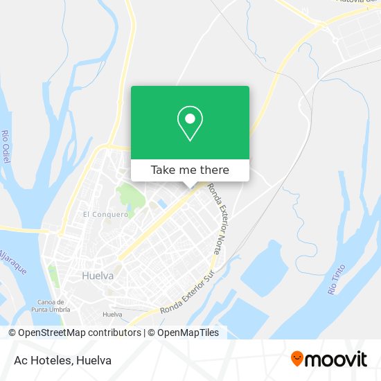 Ac Hoteles map