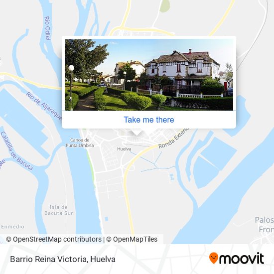 Barrio Reina Victoria map