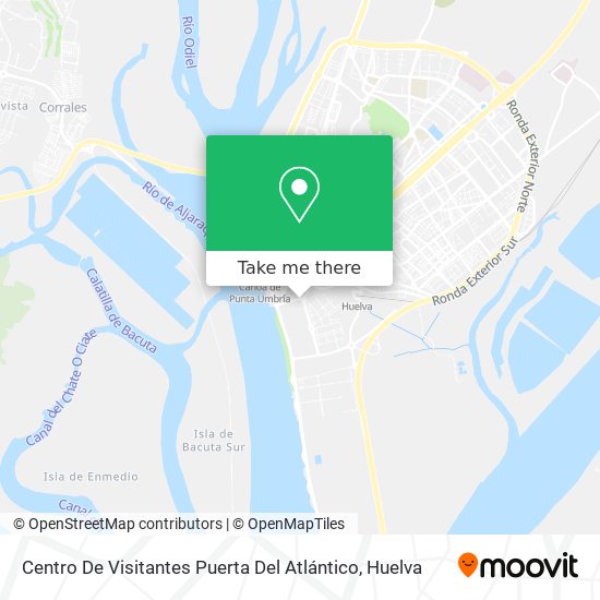 Centro De Visitantes Puerta Del Atlántico map