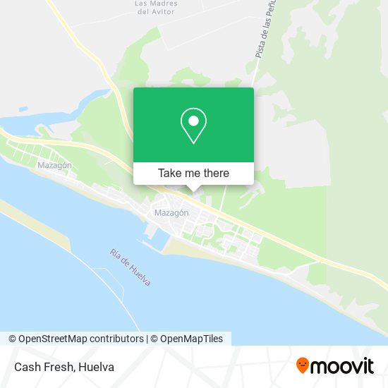 Cash Fresh map