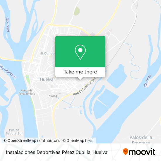 Instalaciones Deportivas Pérez Cubilla map