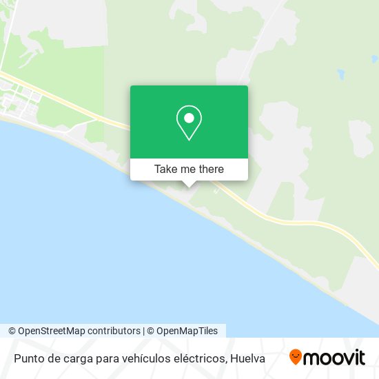 Punto de carga para vehículos eléctricos map