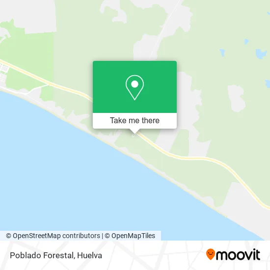 Poblado Forestal map