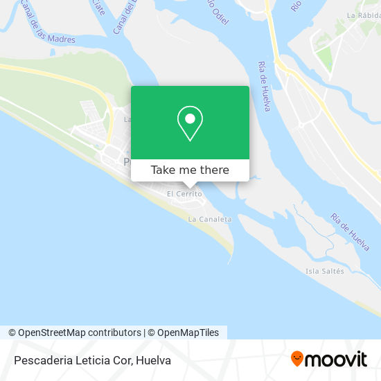 Pescaderia Leticia Cor map