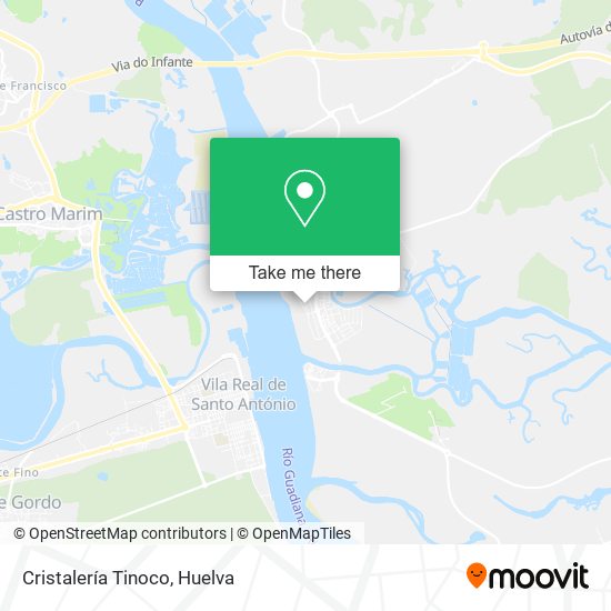 Cristalería Tinoco map