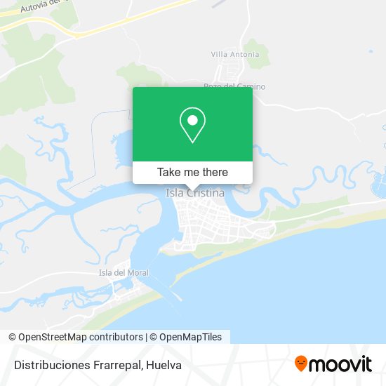 Distribuciones Frarrepal map