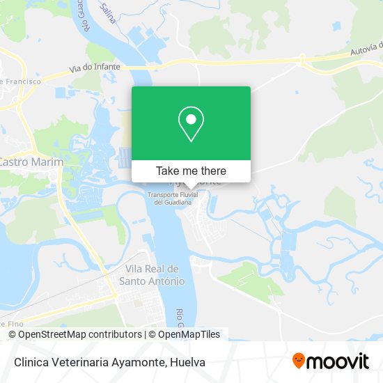 Clinica Veterinaria Ayamonte map