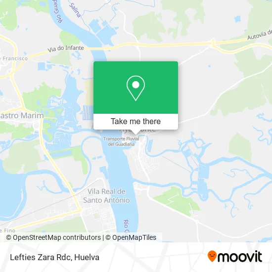 Lefties Zara Rdc map