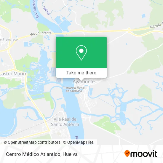 Centro Médico Atlantico map