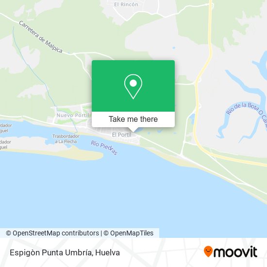 Espigòn Punta Umbría map