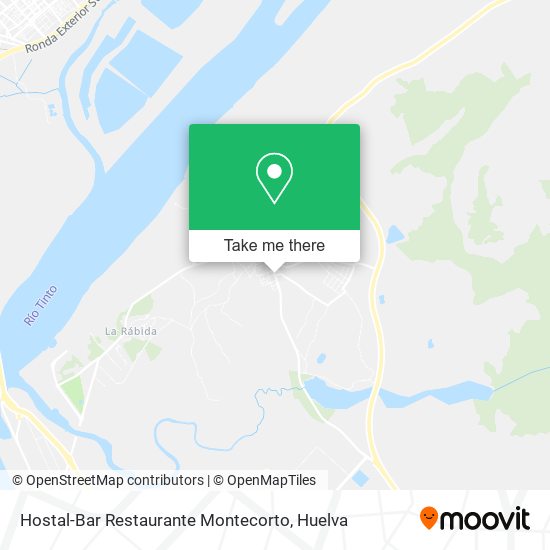 Hostal-Bar Restaurante Montecorto map