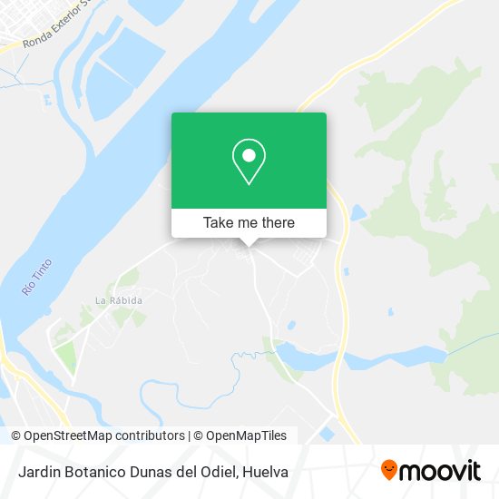 Jardin Botanico Dunas del Odiel map