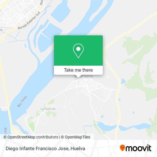 Diego Infante Francisco Jose map