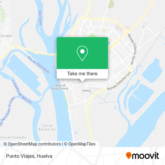 Punto Viajes map