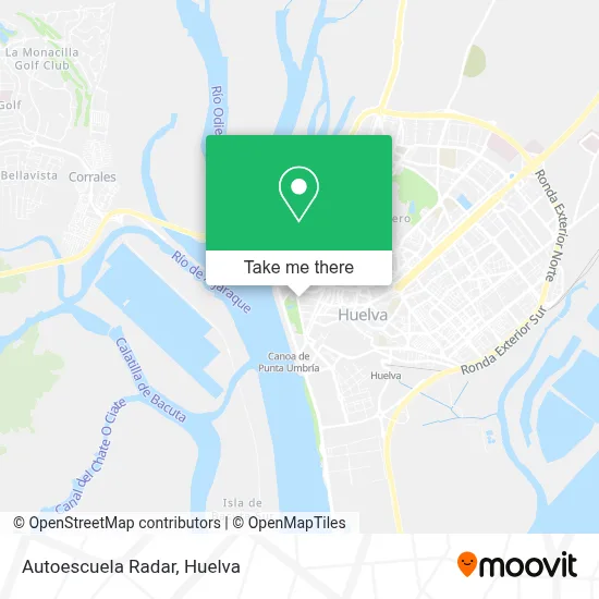 Autoescuela Radar map