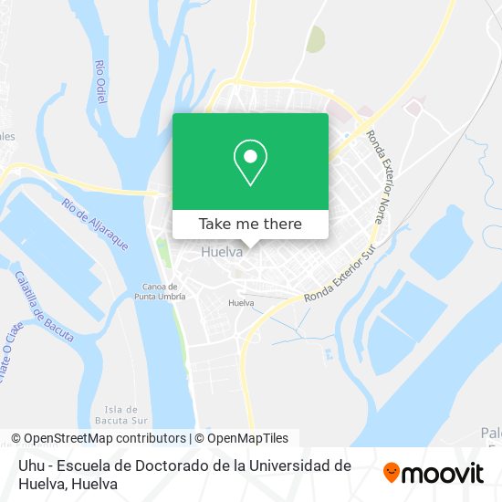 mapa Uhu - Escuela de Doctorado de la Universidad de Huelva