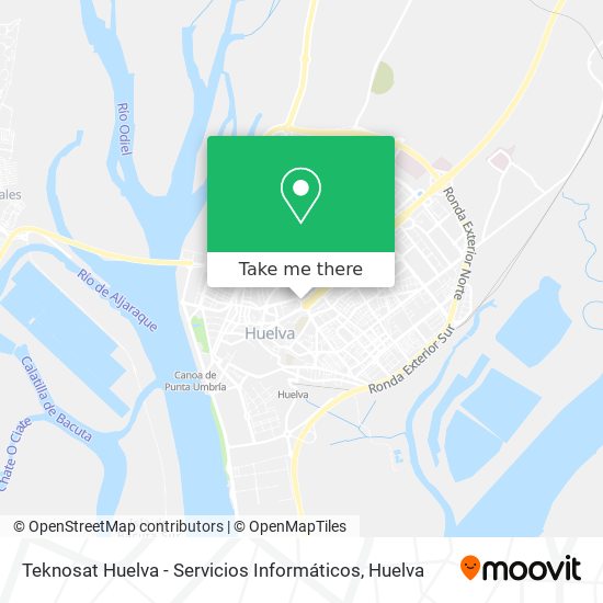 Teknosat Huelva - Servicios Informáticos map